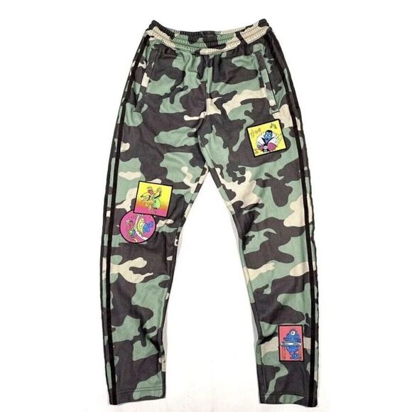 adidas X Jeremy Scott H53372 Men Sz Large Camouflage Track Pants $170 - Picture 4 of 10